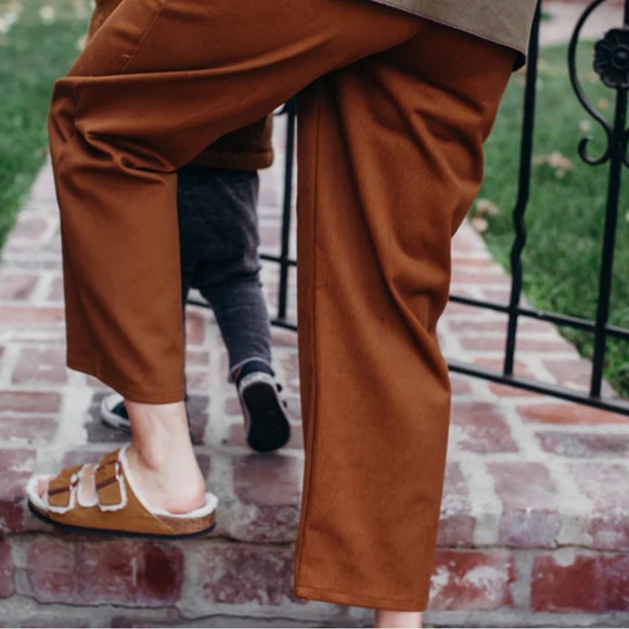 Merna Maita | Heavy Cotton Twill Jumpsuit - Caramel - Picture 2 of 7